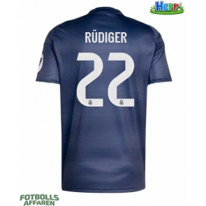 Real Madrid Antonio Rudiger #22 Bortatröja 2025-26 Kortärmad